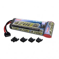 Venom NiMH Battery for Traxxas E-Revo 1:10 8.4 4200mAh 7-Cell with Universal Plug   554001270
